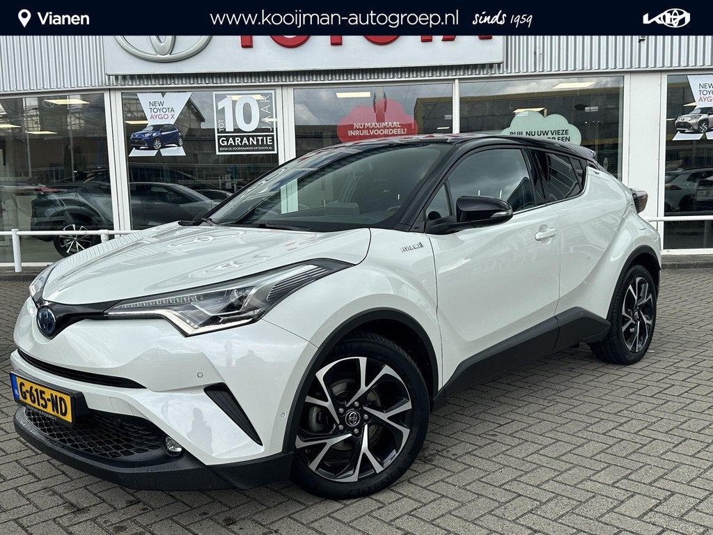 Toyota C-HR 1.8 Hybrid Style Ultimate lichtmetalen velgen 18, Stof, Euro 6, 4 cilinders, Automatische klimaatregeling