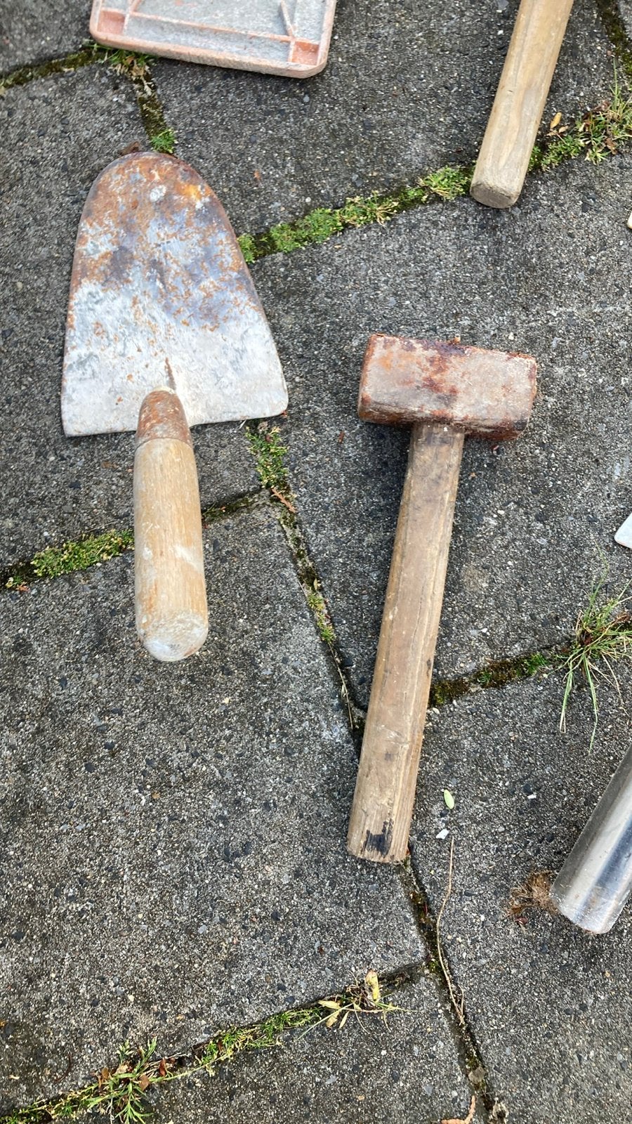 Diverse gebruikte handgereedschappen, Ophalen of Verzenden, Gebruikt, Hamer