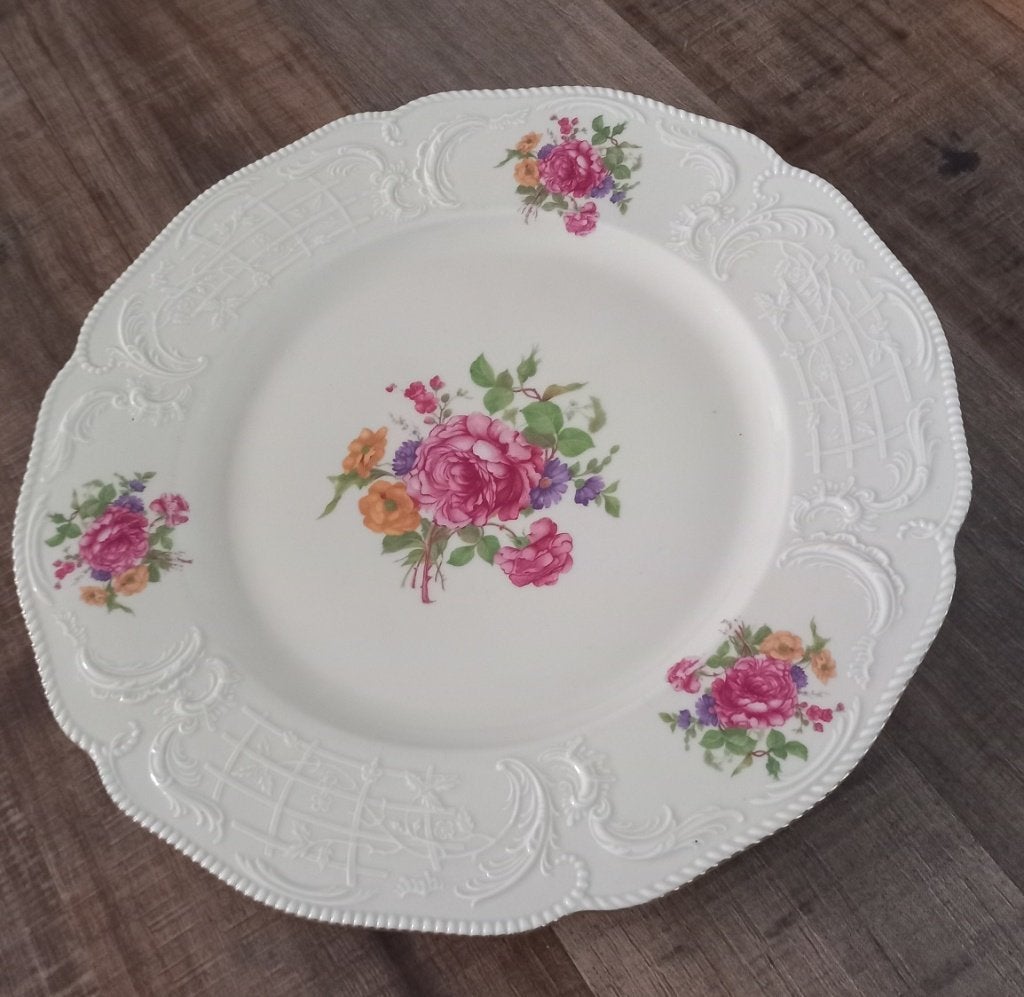 Rosenthal sanssouci  pannenkoek of serveer bord 27.5 cm, Ophalen of Verzenden, Zo goed als nieuw, Bord(en), Overige stijlen