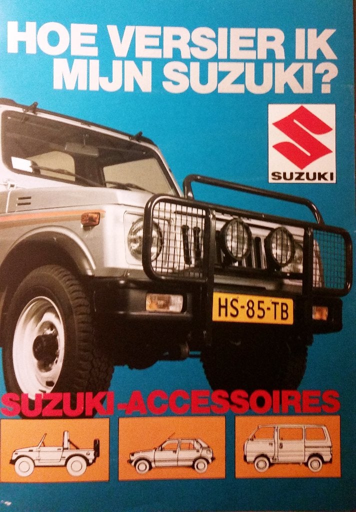 Autobrochure Hoe versier ik mijn Suzuki?, Gelezen, Algemeen, Ophalen of Verzenden, Suzuki
