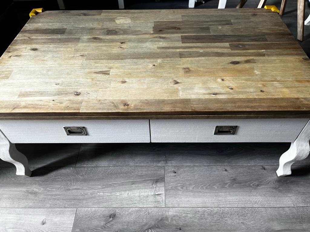 Tv meubel, salontafel en eettafel set, Ophalen, 100 tot 150 cm, Zo goed als nieuw, Vier personen