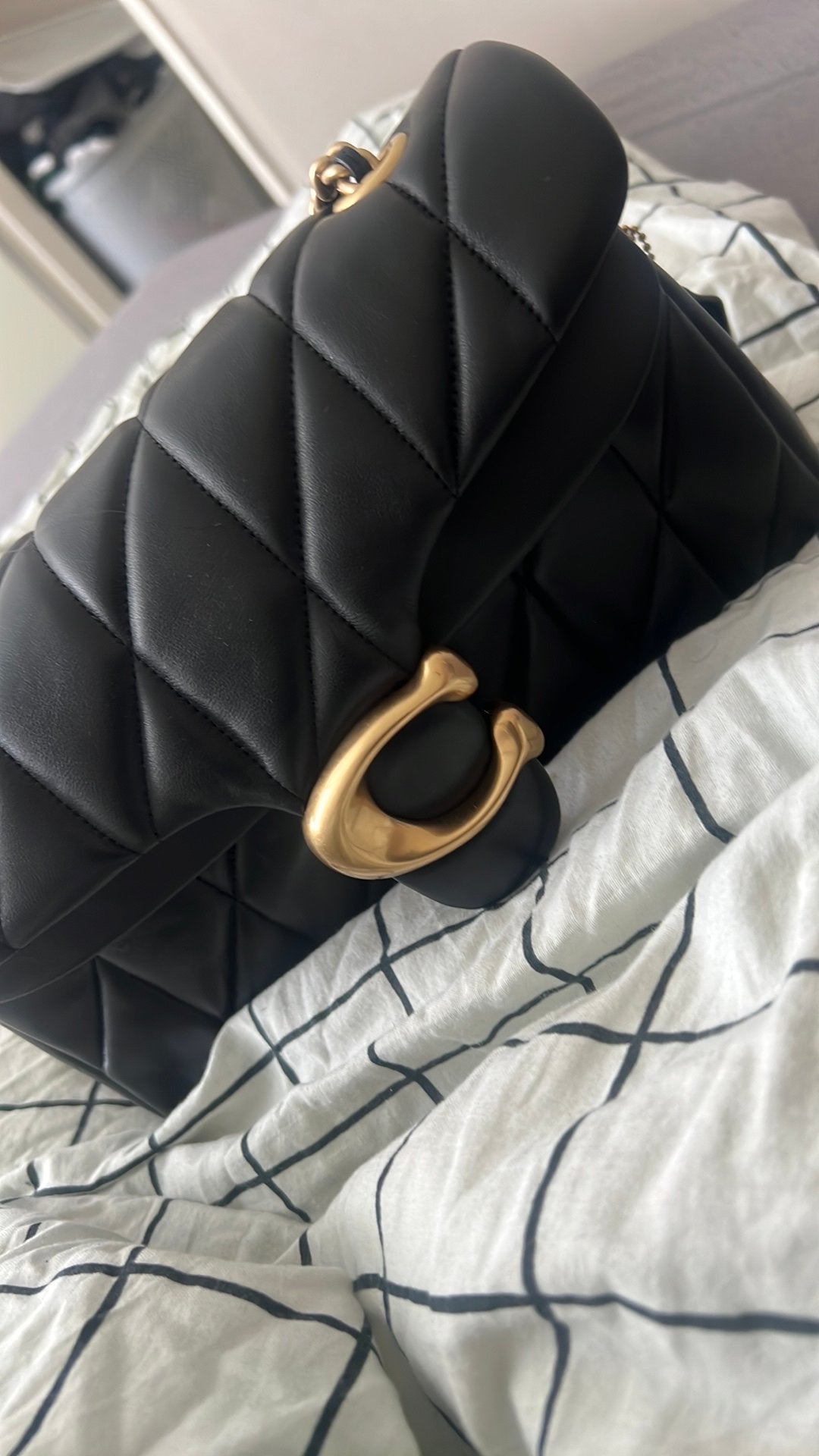 Coach tas, Sieraden, Tassen en Uiterlijk, Tassen | Damestassen, Ophalen, Zo goed als nieuw, Zwart, Handtas