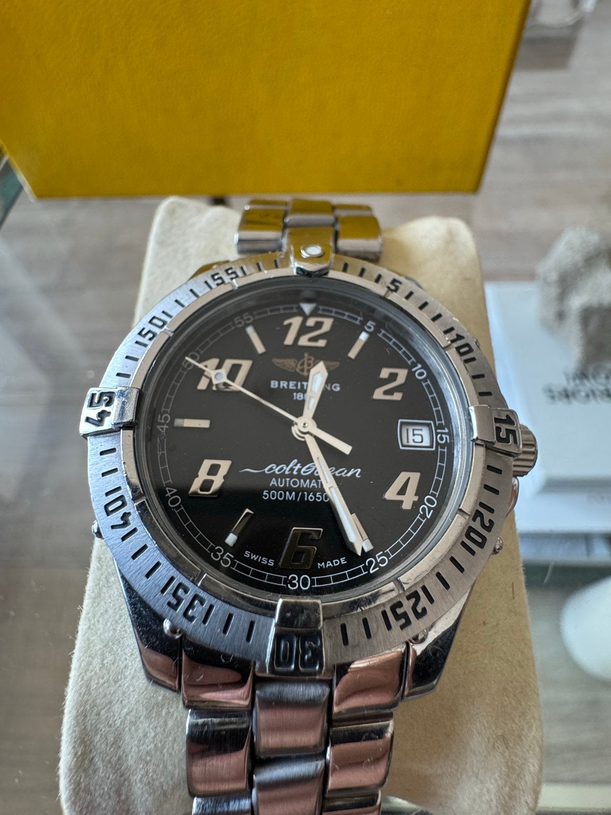 Breitling Colt Ocean - FULL SET - Loopt perfect!, Gebruikt, Staal, Breitling, Polshorloge