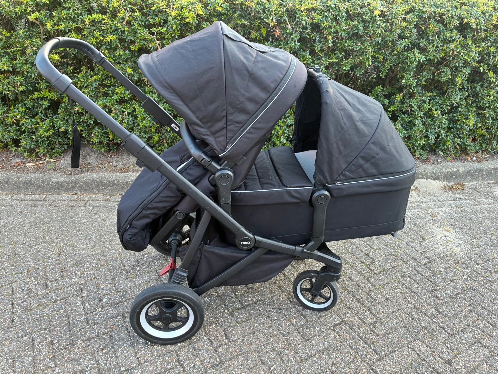 Thule Sleek Complete duo kinderwagen, Ophalen, Zo goed als nieuw, Kinderwagen of Buggy