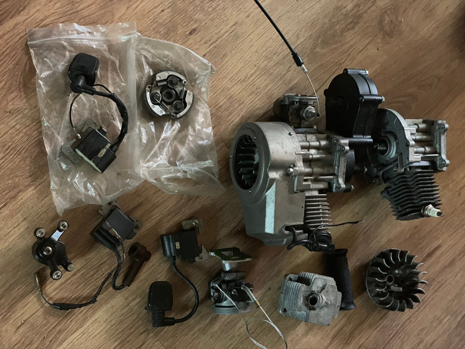 Mini bike / mini crosser / mini quad onderdelen, Gebruikt, Overige typen, Ophalen of Verzenden, 50 cc