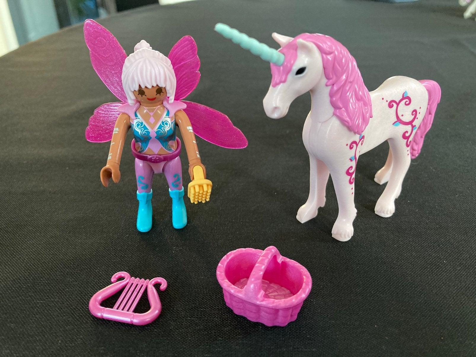 Playmobil mooie fee met eenhoorn, Ophalen of Verzenden, Zo goed als nieuw