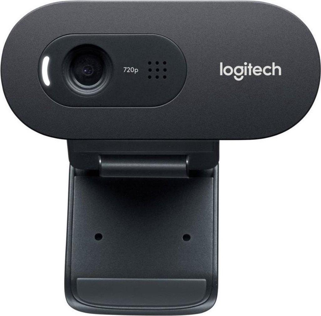 Logitech HD Webcam C270, Computers en Software, Webcams, Ophalen, Zo goed als nieuw, Monitorclip, ChromeOS