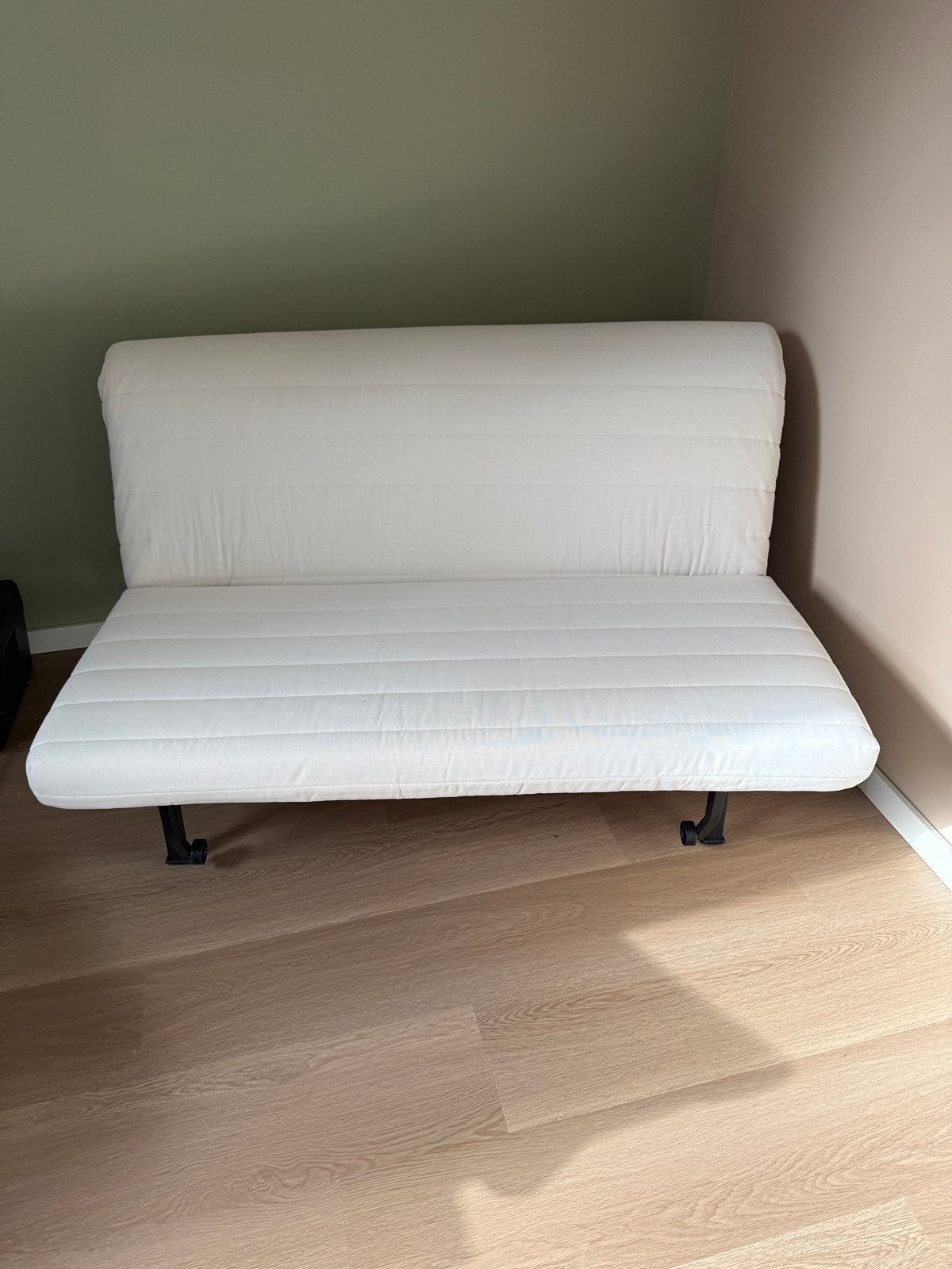 2-persoons slaapbank / futon – zeer nette staat, Ophalen, Zo goed als nieuw, Tweepersoons