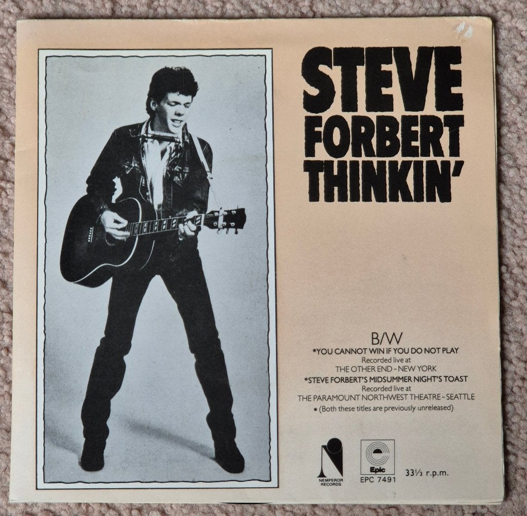 Steve Forbert – Thinkin', Cd's en Dvd's, Vinyl Singles, Zo goed als nieuw, Ophalen of Verzenden