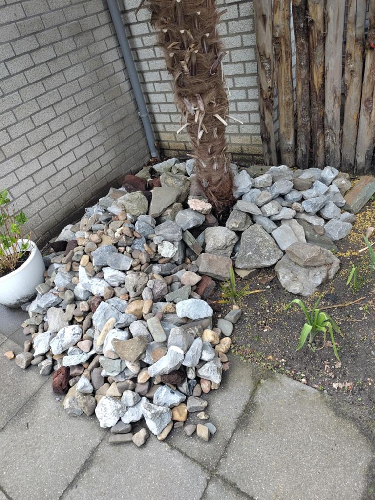 Diverse sierkeien en rotsen voor tuin of decoratie, Ophalen, Overige materialen, Gebruikt, Kei