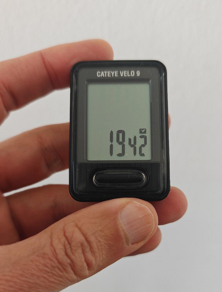 fietscomputer Cateye Velo 9, Ophalen, Waterdicht, Zo goed als nieuw