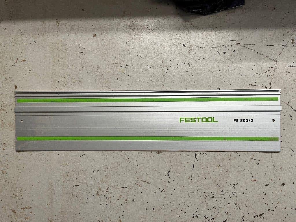 Festool Geleiderails FS 800 / 2, FS 1400 / 2, FS 1900 / 2, Doe-het-zelf en Verbouw, Ophalen, Gebruikt, Overige typen, 30 tot 70 mm