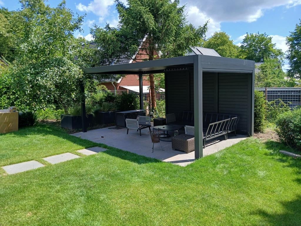 Pergola.  Louvre dak. Lammelen dak. 3x6 meter, Ophalen of Verzenden, Nieuw, Zonder ramen