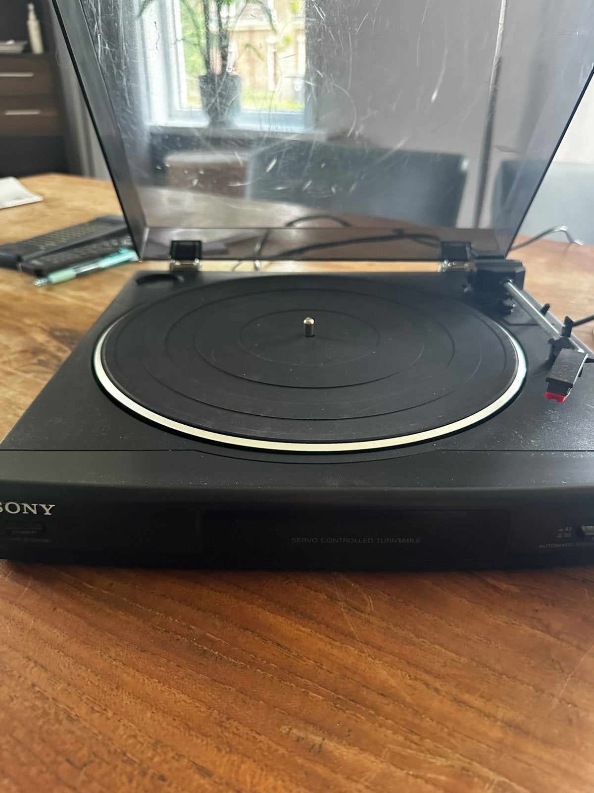 Sony PS -LX56 pickup, Gebruikt, Automatisch, Ophalen of Verzenden, Platenspeler