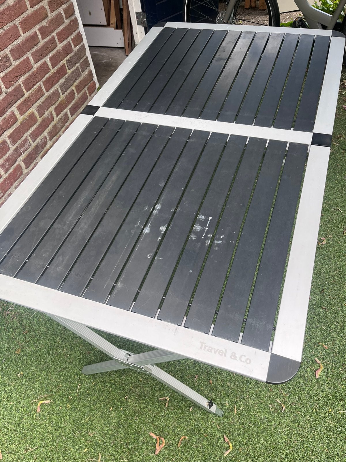 Kampeer tafel 4 pers. opklapbaar, Ophalen of Verzenden, Gebruikt, Campingtafel
