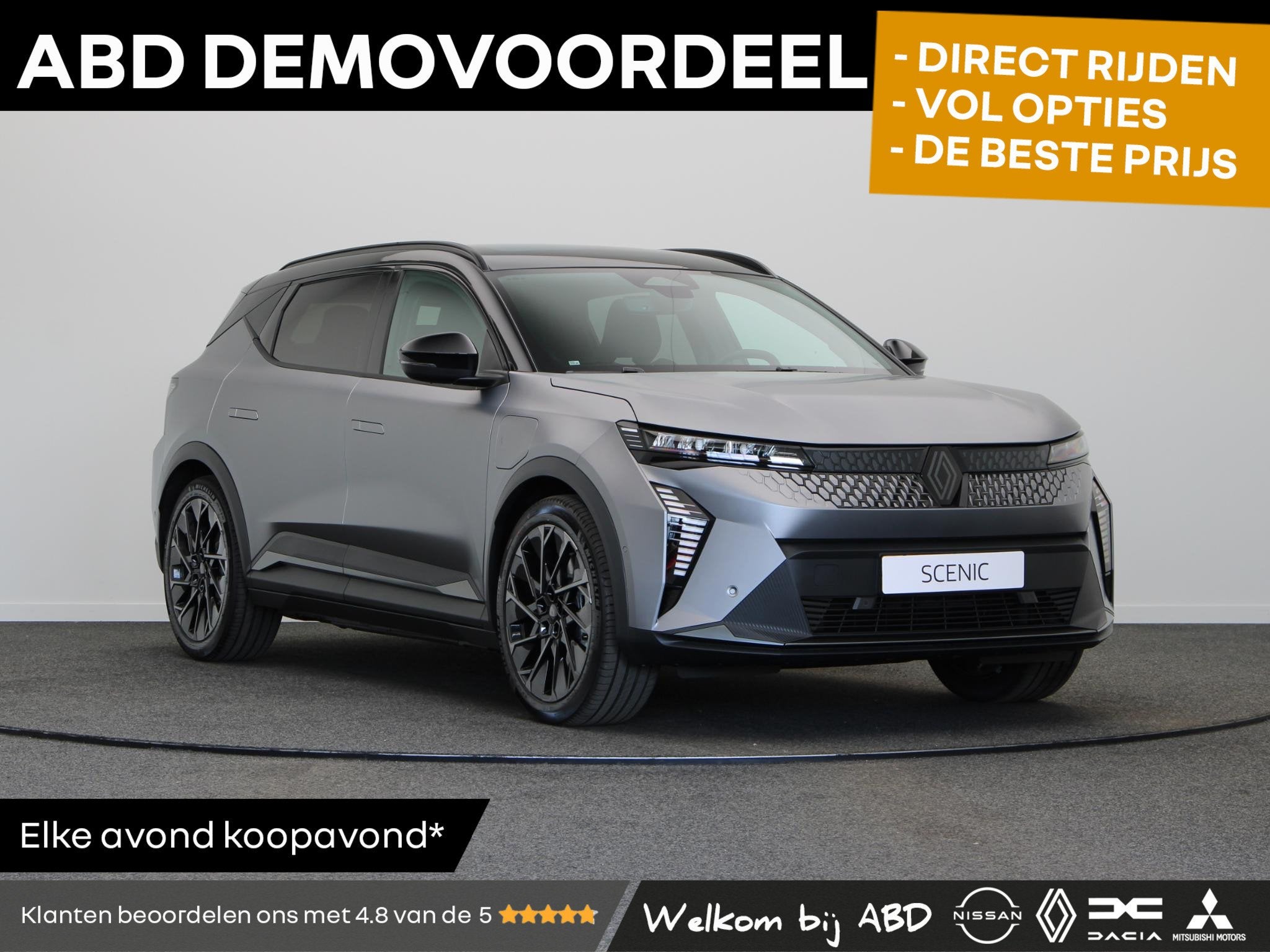 Renault Scenic E-Tech EV87 long range esprit Alpine | Vijf j, Auto's, Dealer onderhouden, Leder en Stof, Nieuw, 625 km
