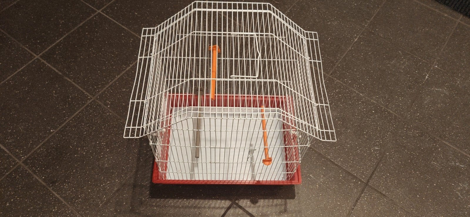 Vogelkooi 30 bij 45 bij 48cm met toebehoren, Dieren en Toebehoren, Vogels | Hokken en Kooien, Ophalen, Zo goed als nieuw, Metaal