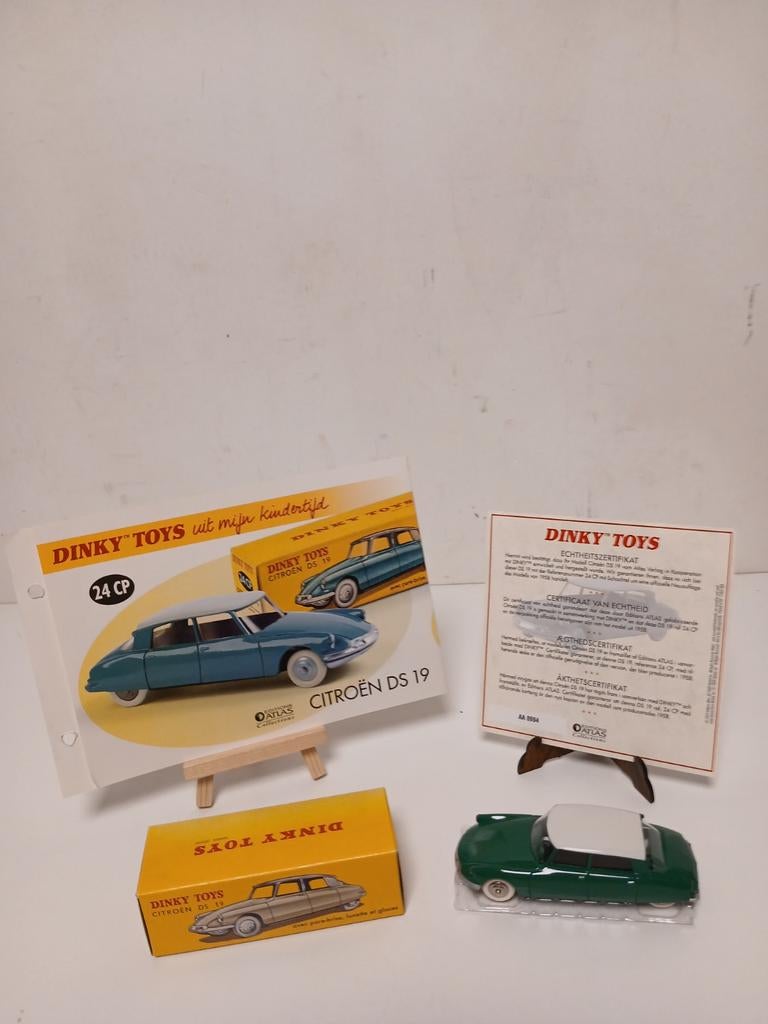 Citroën ds19 dinky toys atlas, Ophalen of Verzenden, Auto, Dinky Toys