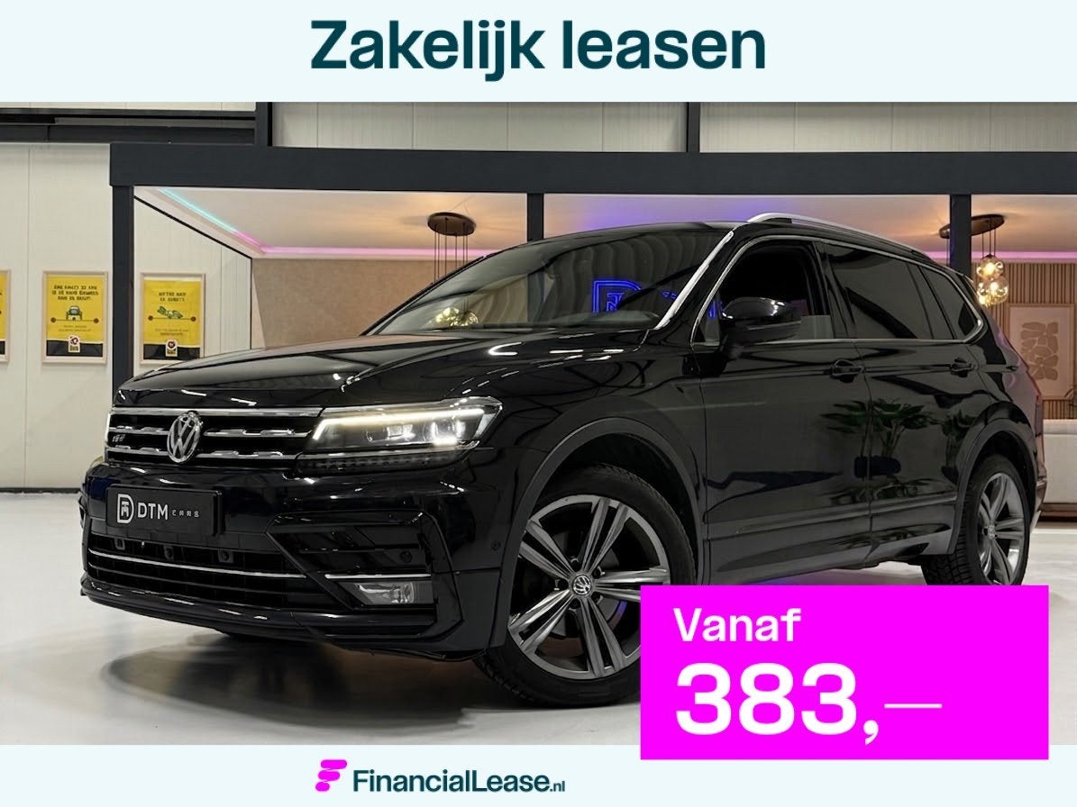Volkswagen Tiguan Allspace 1.5 TSI 3X R-Line | 7-Zits | Lede, 15 km/l, Gebruikt, 7 stoelen, Zwart