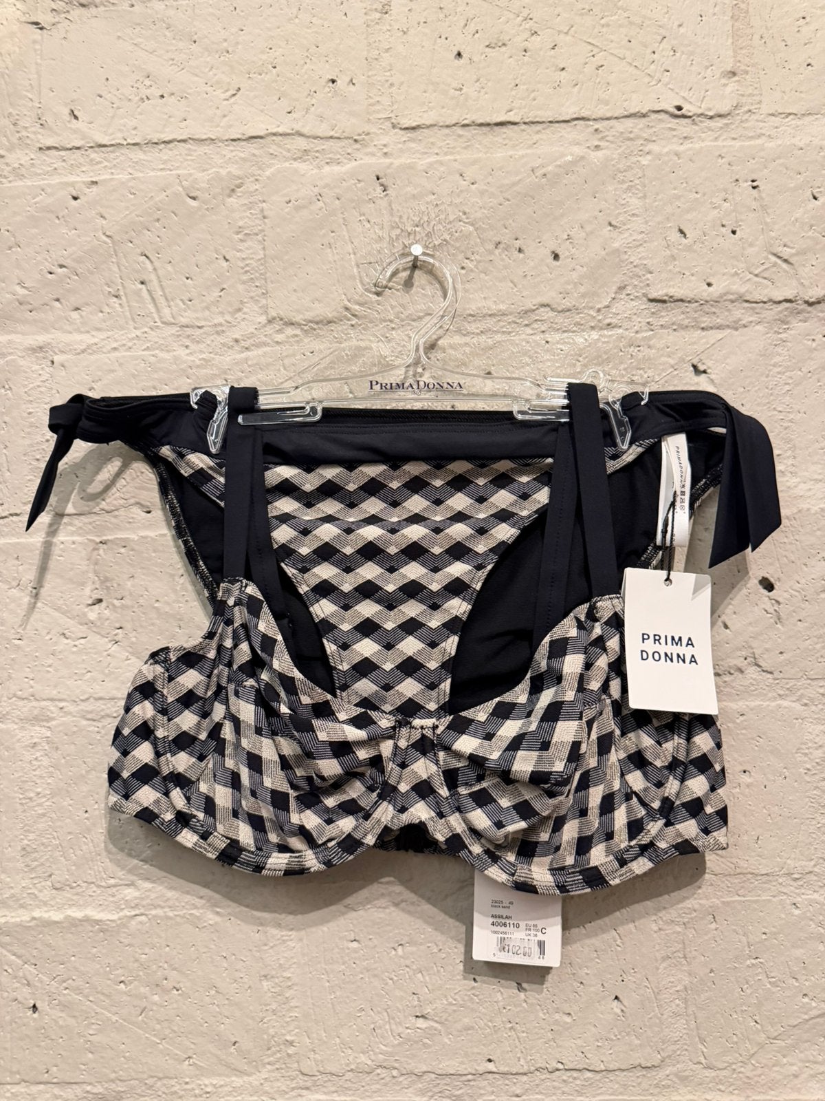 Prima Donna bikini 85C/ 42C slip 42 NIEUW!! Nu €45, Ophalen of Verzenden, Nieuw, Zwart, Bikini