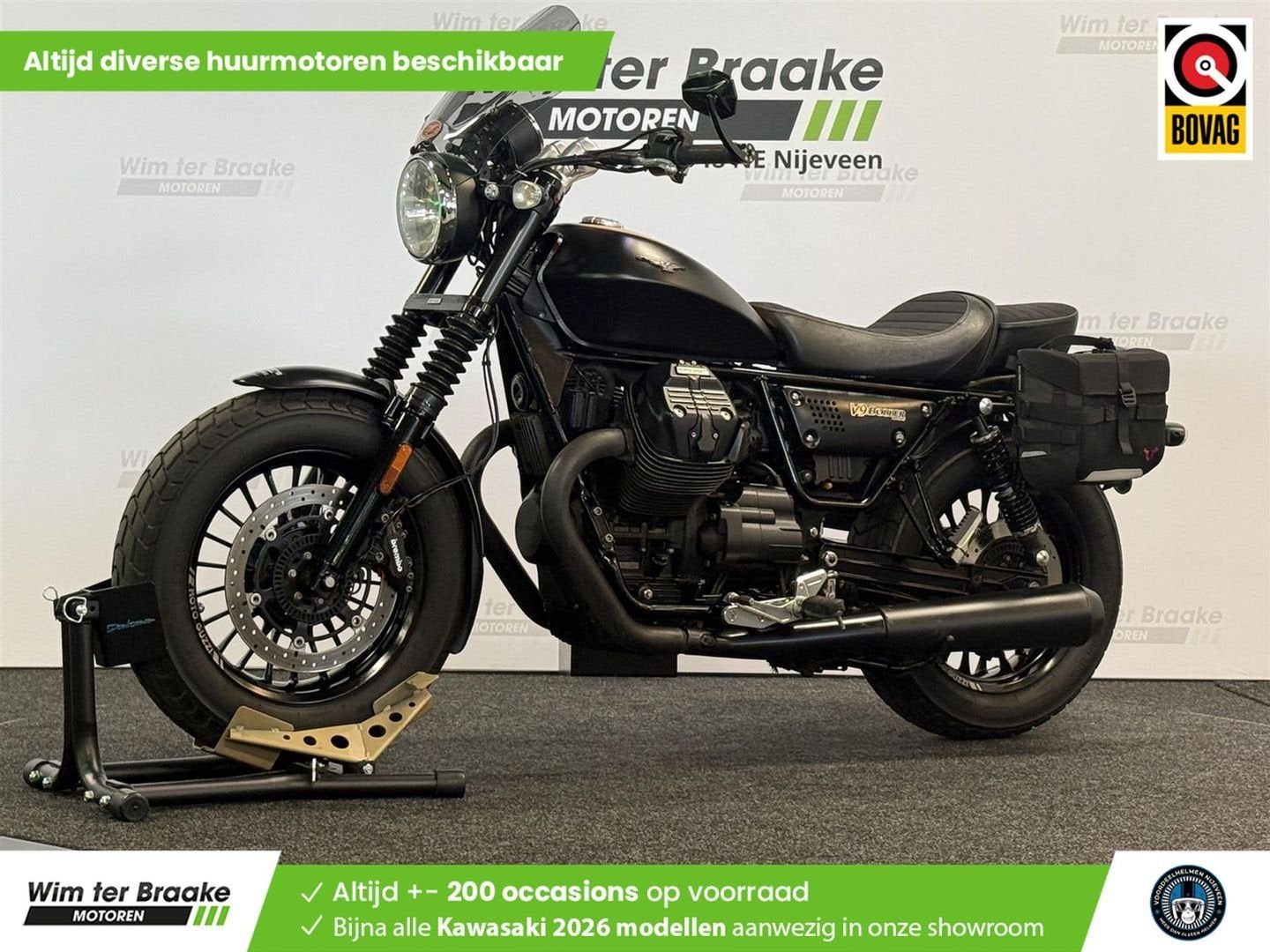 Moto Guzzi V 9 BOBBER (bj 2017) 31,557 km, Motoren, Motoren | Moto Guzzi, 853 cc, 2 cilinders, Motorrijbewijs A, Bedrijf