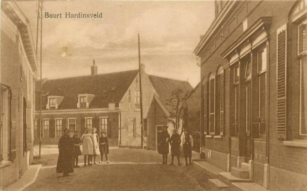 388-424-019 Hardinxveld Buurt, Verzenden, Voor 1920, Zuid-Holland