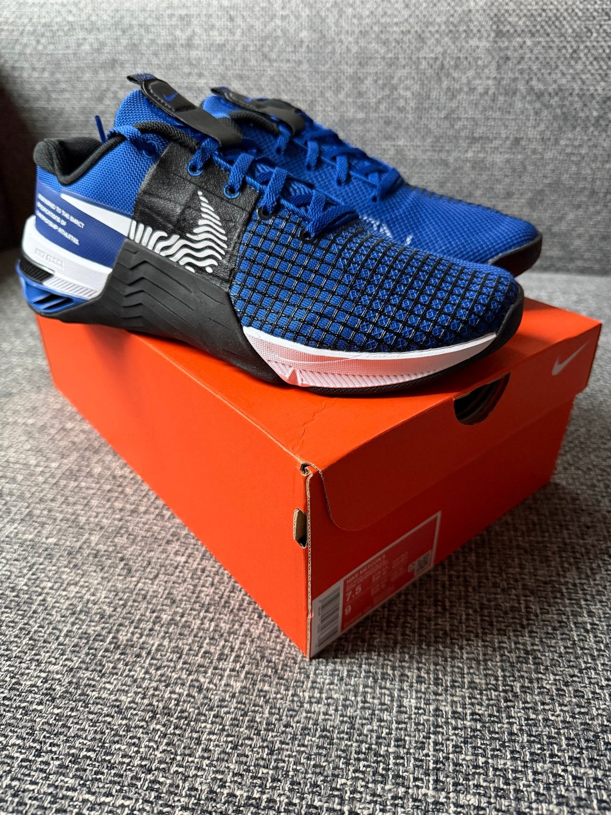 Nike Metcon 8 Sportschoenen - Maat 40.5 - Nieuw in doos, Kleding | Heren, Schoenen, Blauw, Nieuw, Ophalen of Verzenden, Sneakers of Gympen