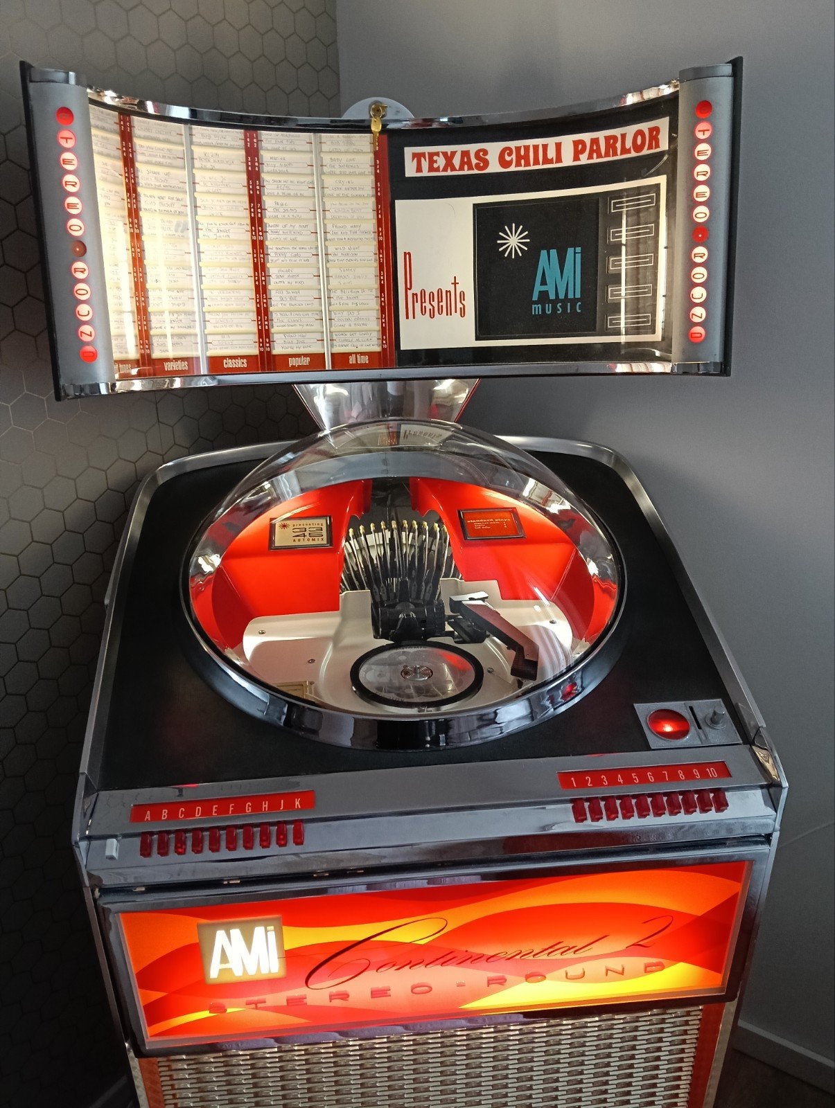 Jukebox Ami Continental 2, Ophalen, Gebruikt, 1960 tot 1970, Ami