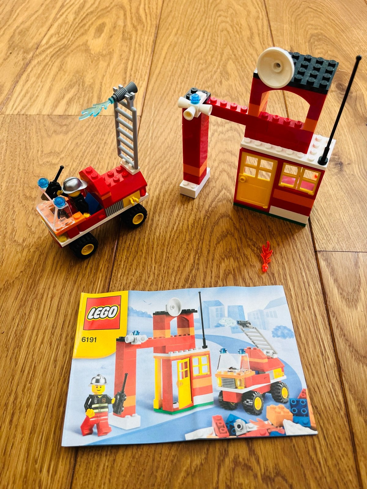 Lego 6191 Brandweerwagen en Brandweerkazerne, Kinderen en Baby's, Speelgoed | Duplo en Lego, Verzenden, Lego, Overige typen, City
