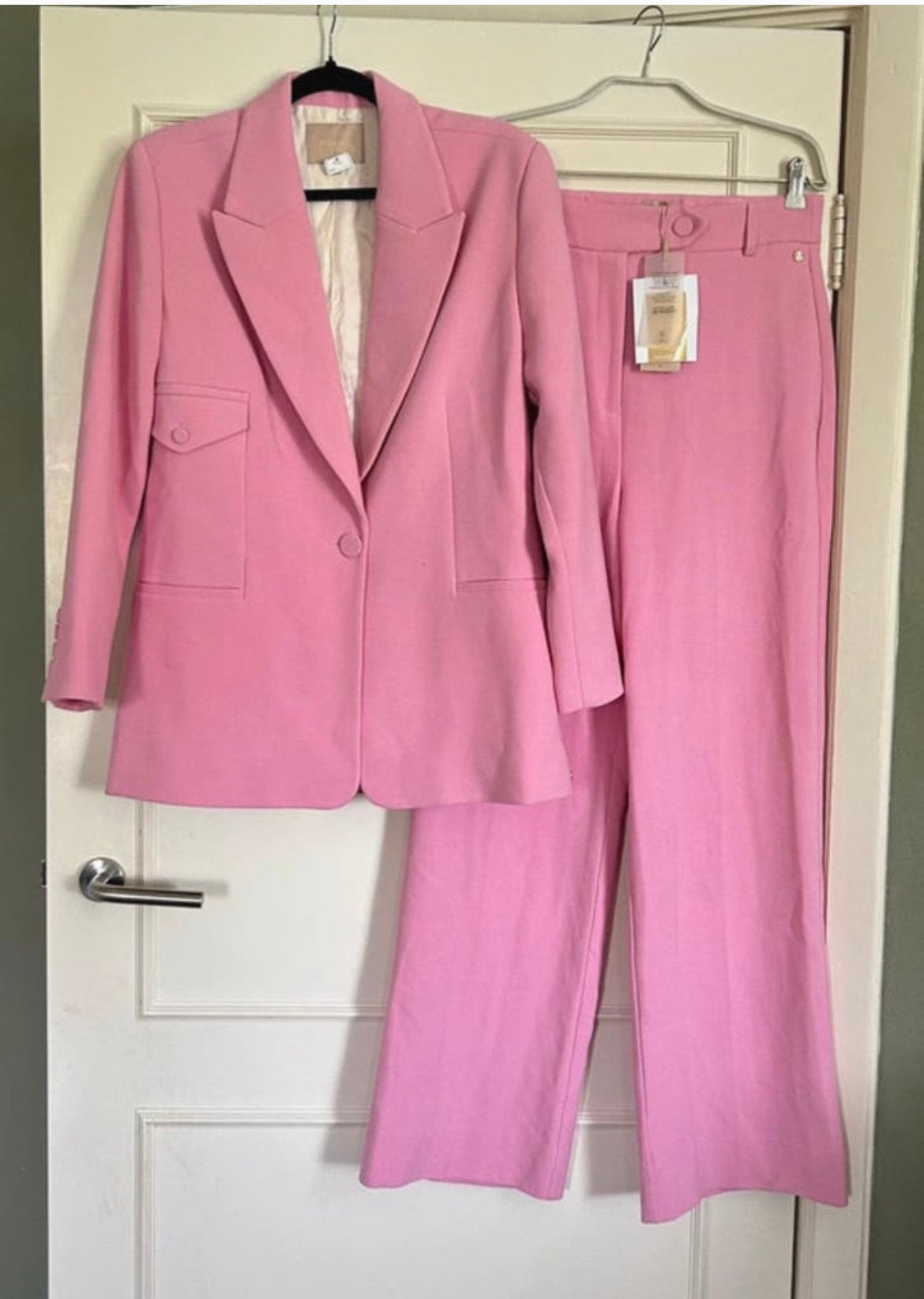Fresh Pink, roze JoshV, Josh V Blazer en pantalon, broek M, Maat 38/40 (M), Kostuum of Pak, Nieuw, Ophalen of Verzenden