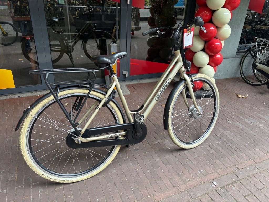 Fietshokje raaks: Bikkel 5V Damesfiets, Gebruikt, Velgrem, Versnellingen, Niet ingevuld