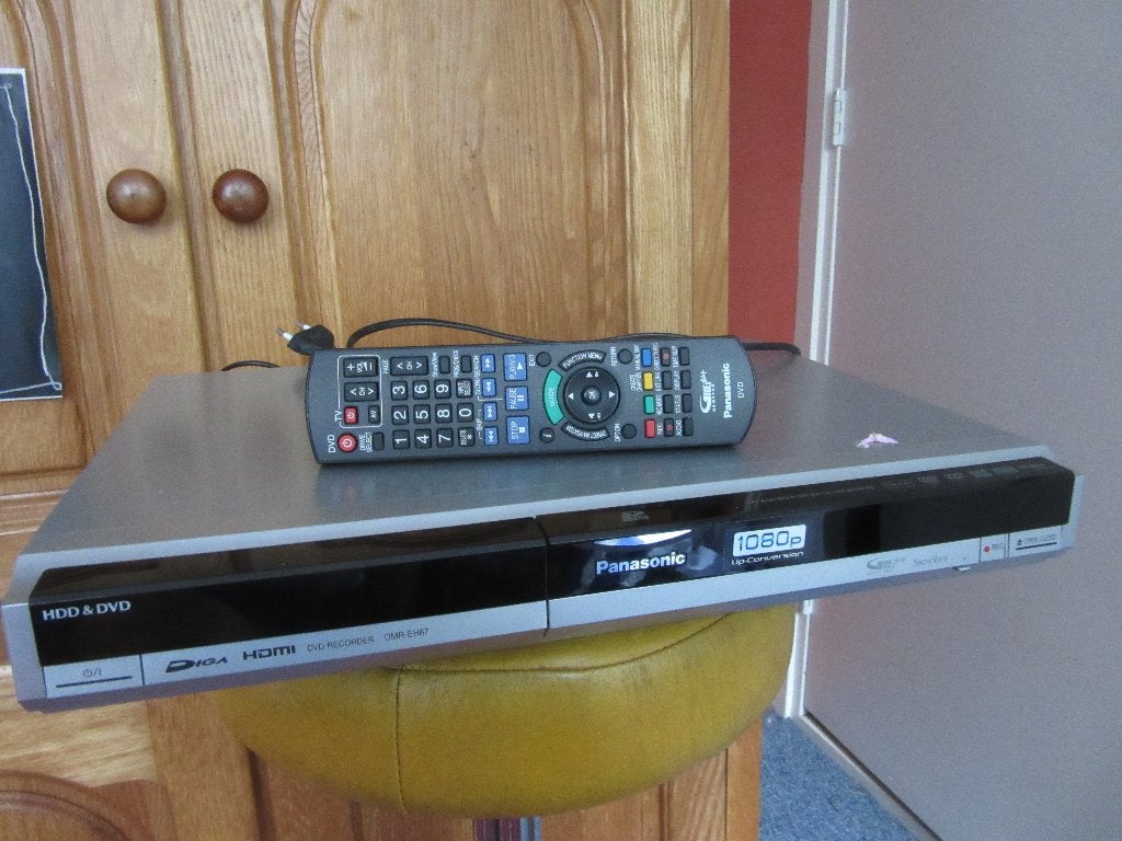 DVD recorder, Ophalen of Verzenden, Zo goed als nieuw, VHS-speler of -recorder