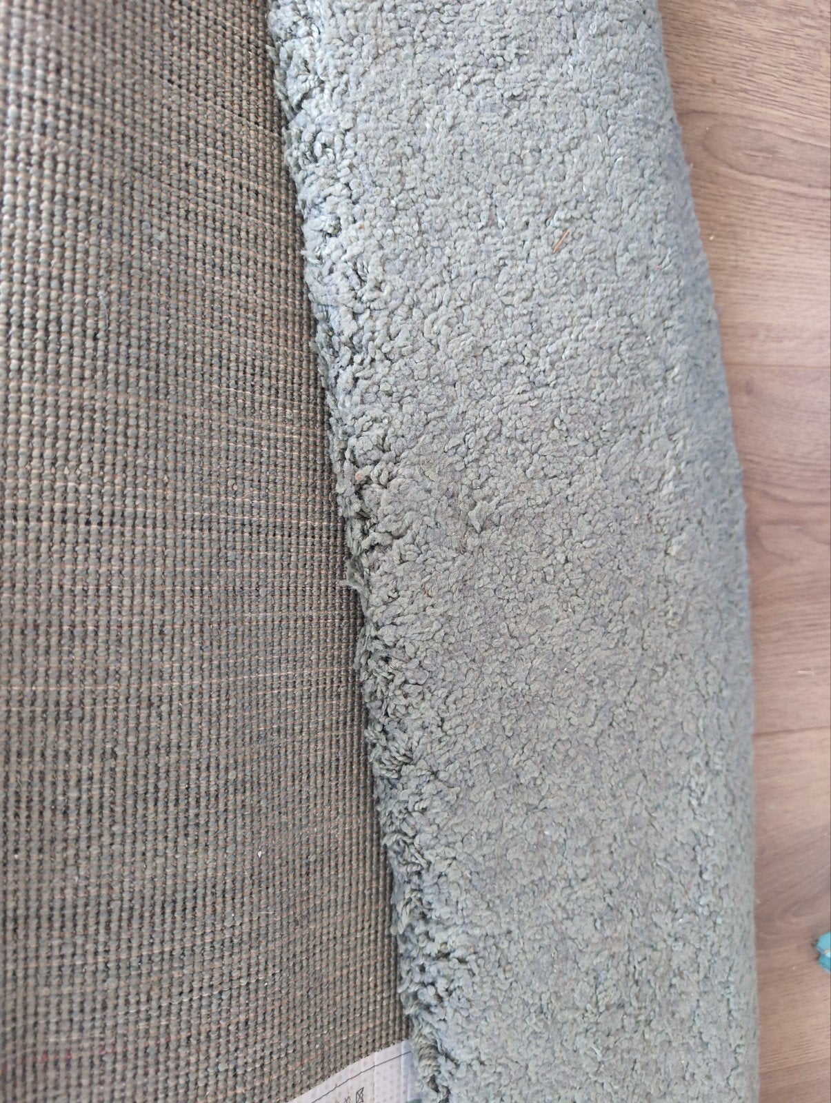 Rond vloerkleed, Ophalen
