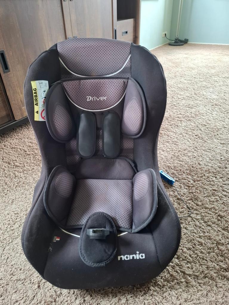 Nania Driver kinderstoel - Zwart/Grijs, Kinderen en Baby's, Zijbescherming, 9 t/m 36 kg, Ophalen, Overige merken