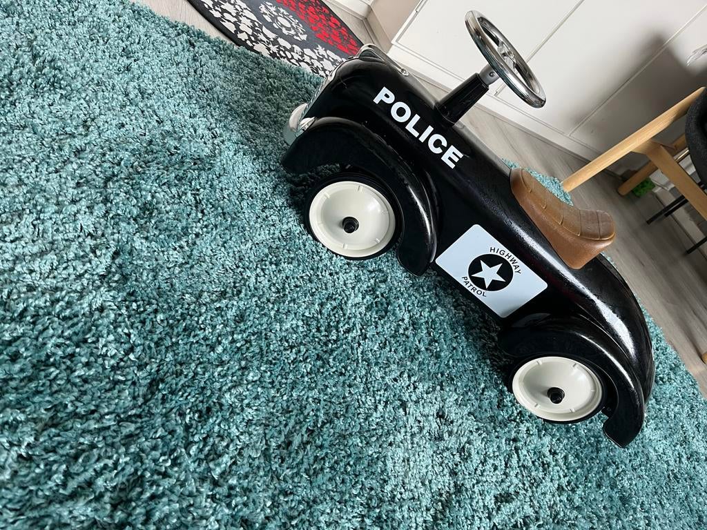 Retro Roller Bobby Politie Loopauto - Zo goed als nieuw, Ophalen, Zo goed als nieuw, Loopvoertuig