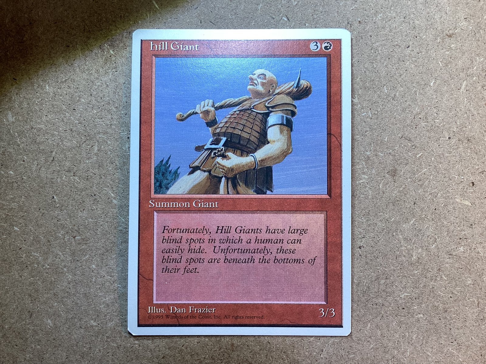 1x Hill Giant (Excellent), Ophalen of Verzenden, Zo goed als nieuw, Losse kaart