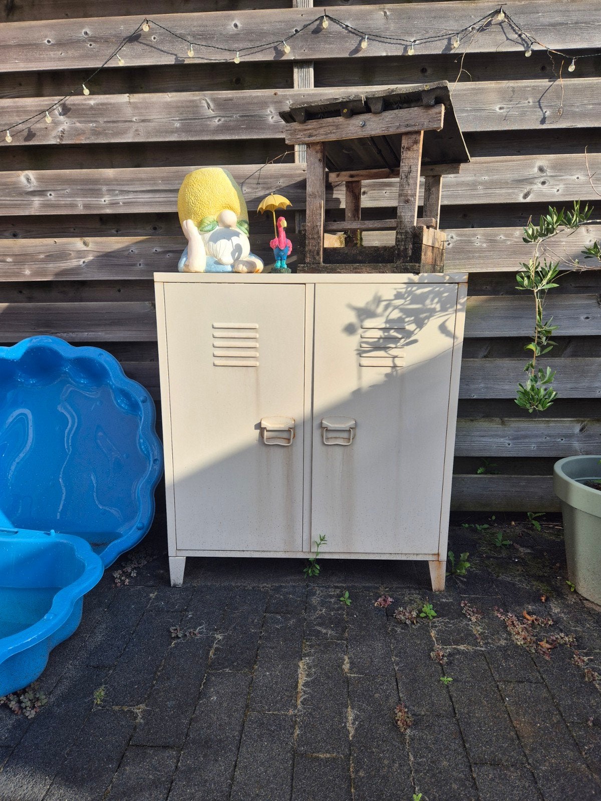 Locker kast 80cm breed, 90cm hoog, Tuin en Terras, Ophalen, Gebruikt, Kunststof, Overige typen