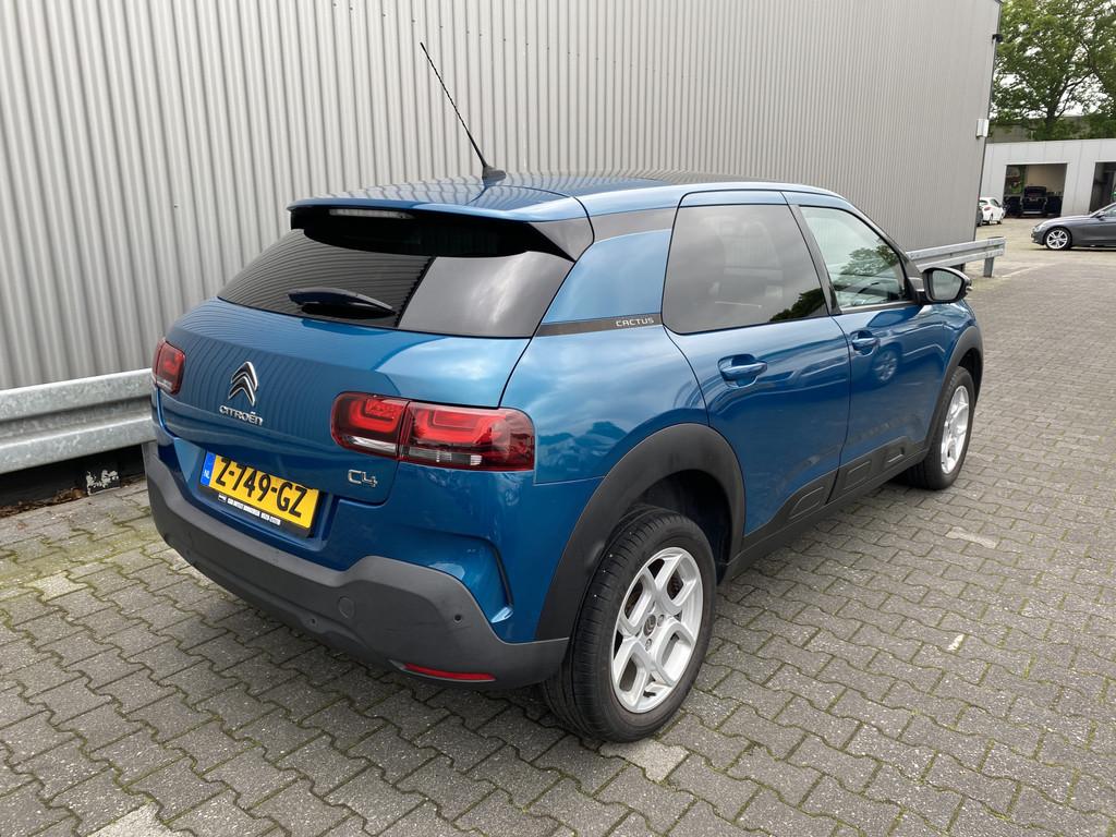 Citroën C4 Cactus 1.2 PureTech Shine 101Dkm, Clima, Carplay, Auto's, Citroën, Voorwielaandrijving, Stof, Gebruikt, Euro 6
