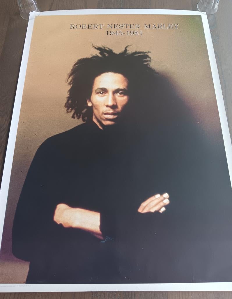 Bob Marley Poster - Groot Formaat - Uitstekende Conditie, Rechthoekig Staand, Deurposter of groter, Ophalen of Verzenden, Zo goed als nieuw