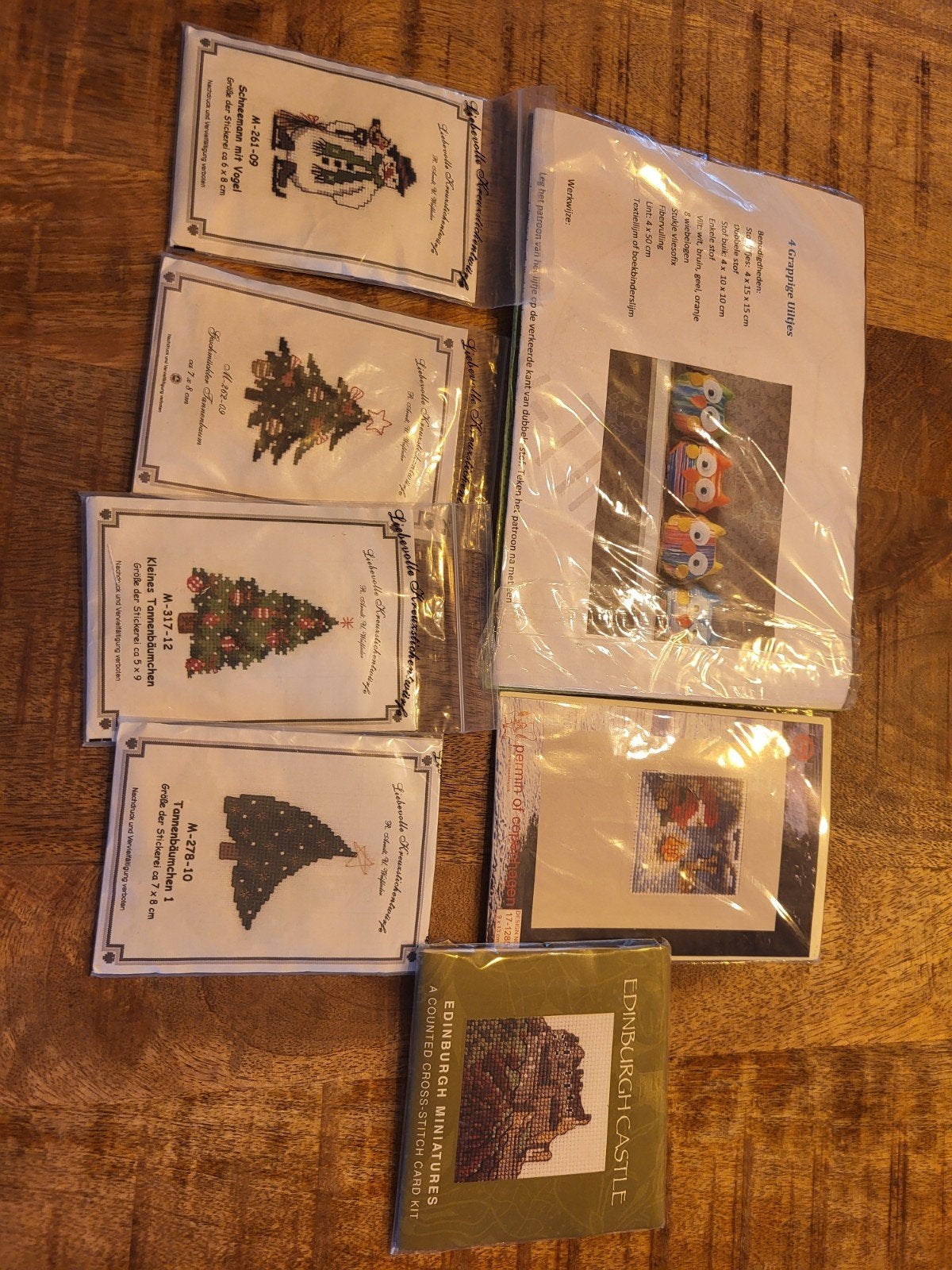 Borduur pakketjes en vilten uiltjes om zelf te maken., Ophalen of Verzenden, Nieuw