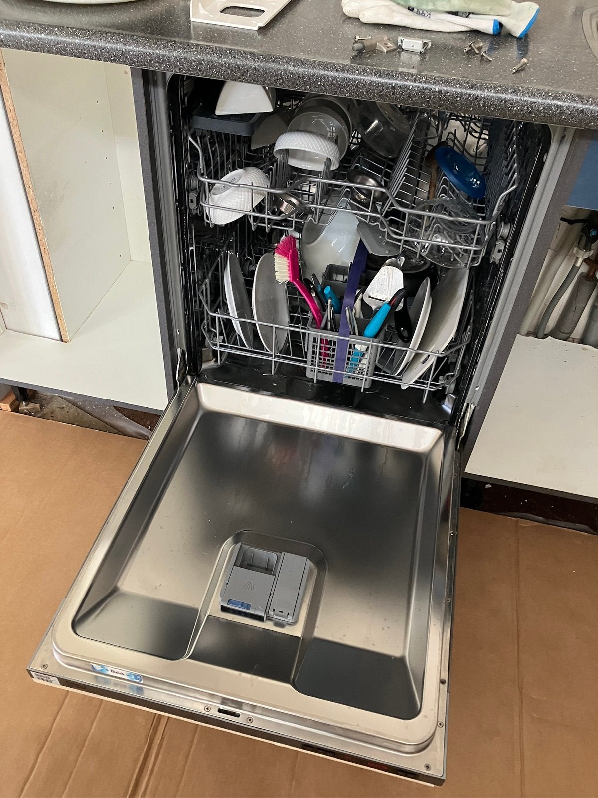 Te koop BEKO vaatwasser inbouw, roestvrij, 4 programma’s, Witgoed en Apparatuur, Vaatwasmachines, Gebruikt, Inbouw, 85 tot 90 cm