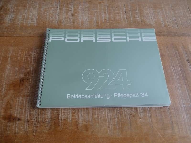 Porsche 924 - Handleiding Instructieboek Betriebsanleitung, Verzenden