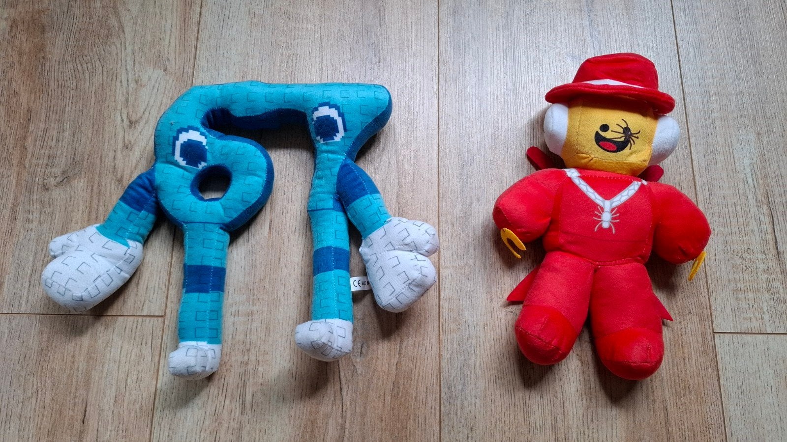 2 leuke knuffels van Sammy en six seven, Gebruikt, Overige merken, Overige karakters, Overige typen