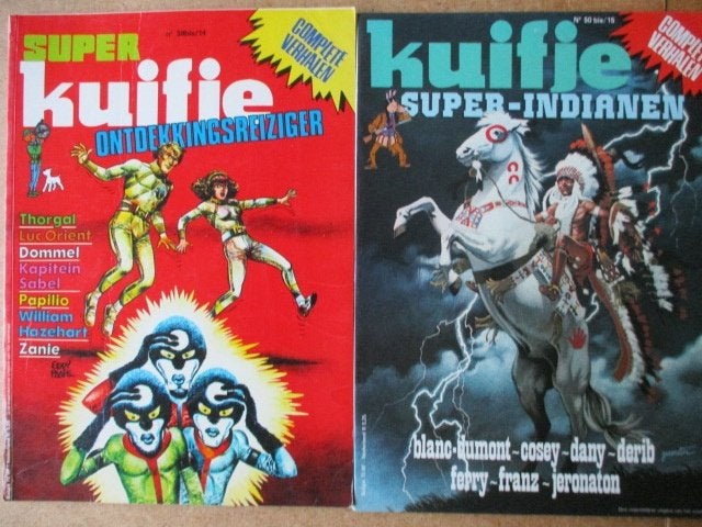 adv8376 super kuifje, Eén stripboek, Ophalen, Gelezen