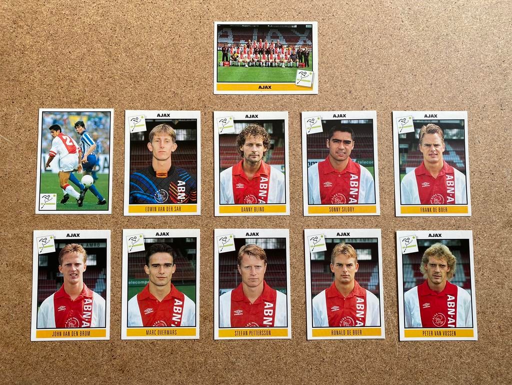 Panini voetbal'94 Ajax, Ophalen of Verzenden, Zo goed als nieuw, Ajax, Poster, Plaatje of Sticker