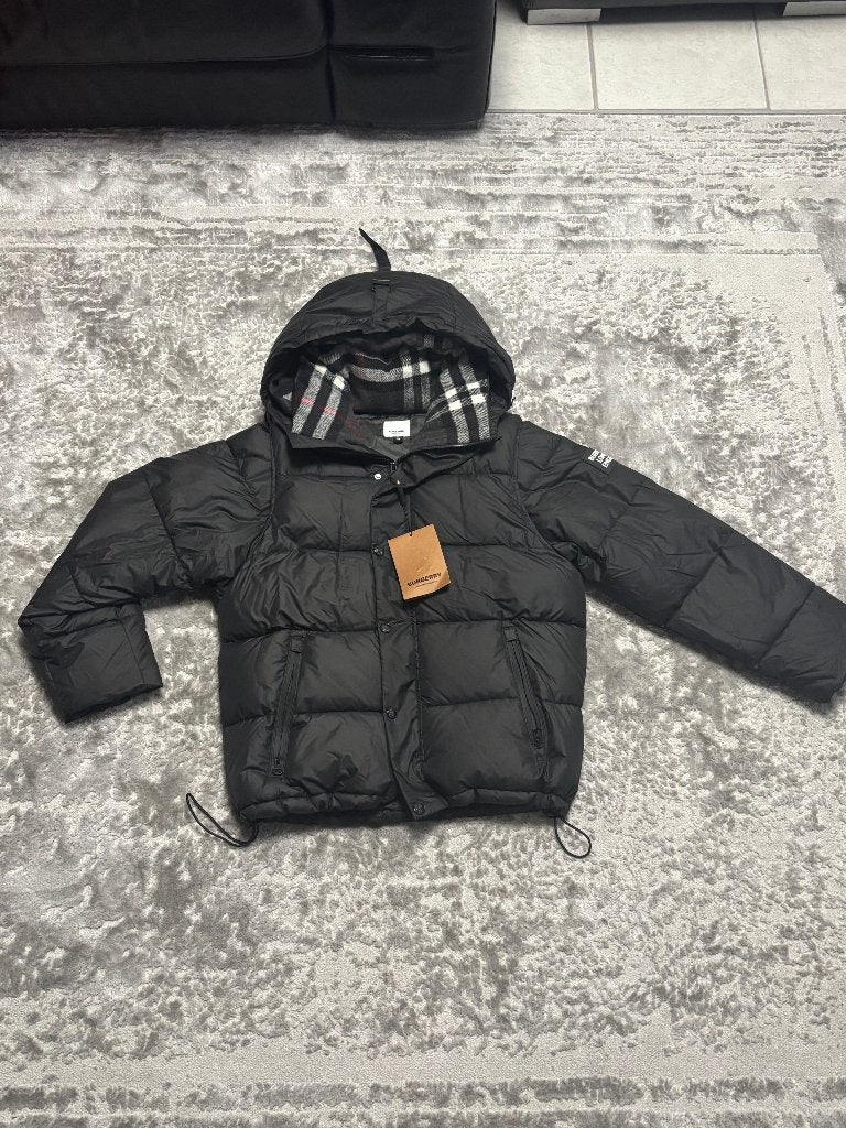 burberry puffer, Verzenden, Zwart, Nieuw, Burberry