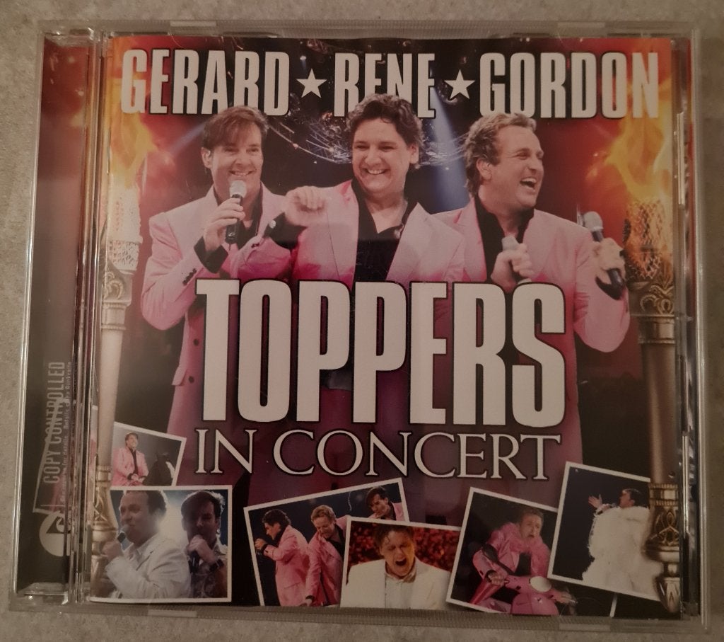 Toppers in concert - CD - Gerard / Rene / Gordon, Ophalen of Verzenden, Zo goed als nieuw