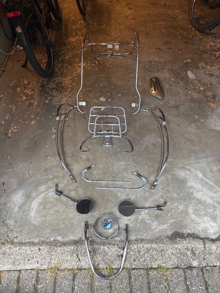 Set valbeugels Vespa Primavera, Ophalen, Zo goed als nieuw, Overige typen, Vespa
