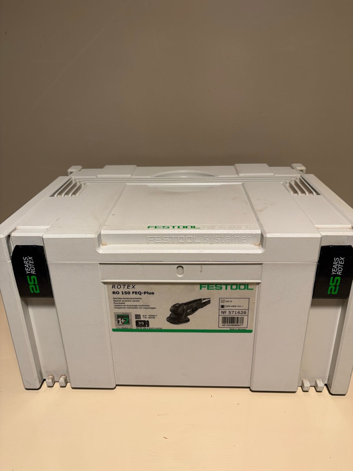Festool Rotex RO 150 FEQ-Plus Excentrische Schuurmachine, Doe-het-zelf en Verbouw, Ophalen of Verzenden, Gebruikt, Minder dan 600 watt
