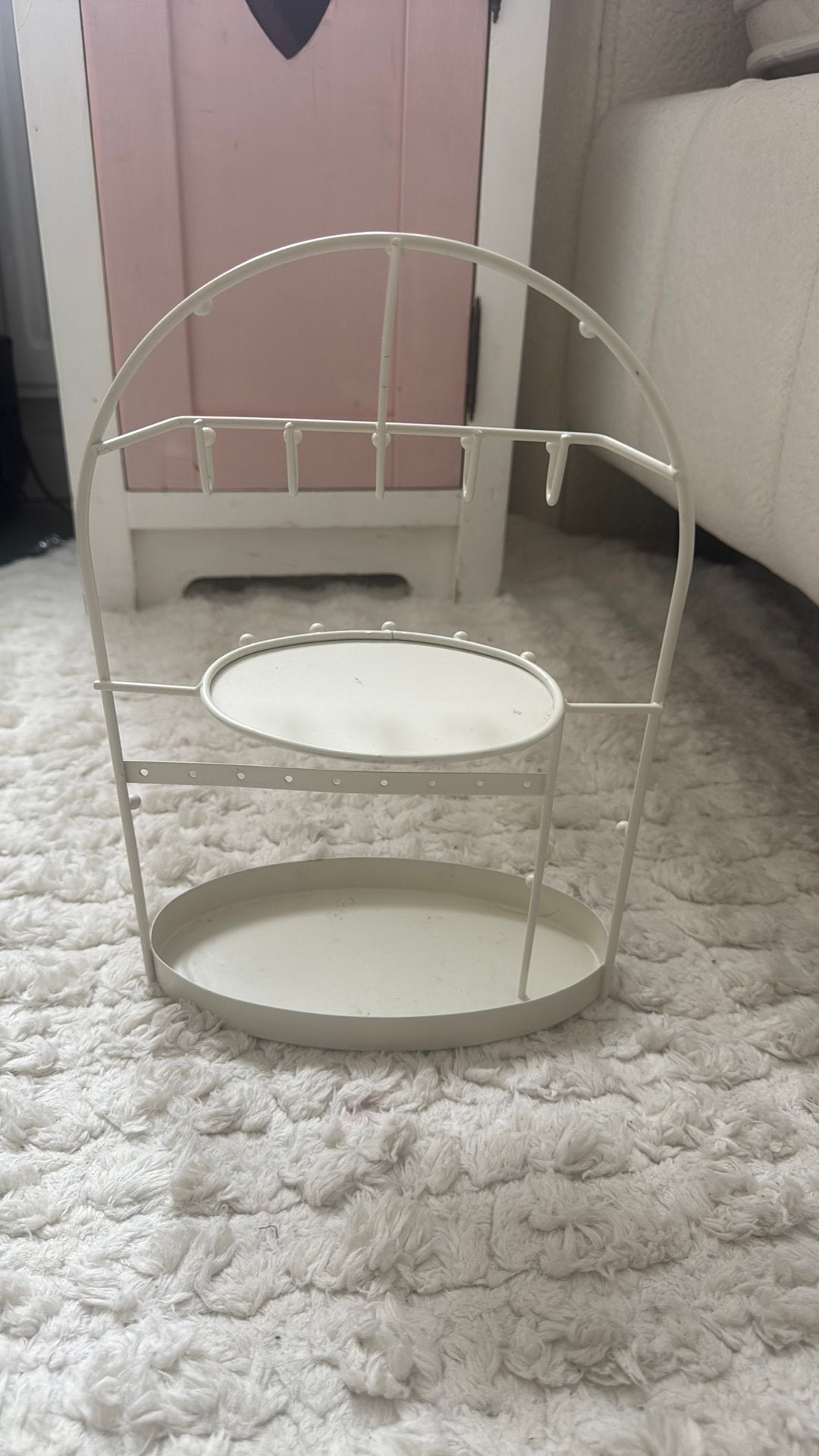Sieradenrekje, Ophalen, Zo goed als nieuw, Beige, Hardcase